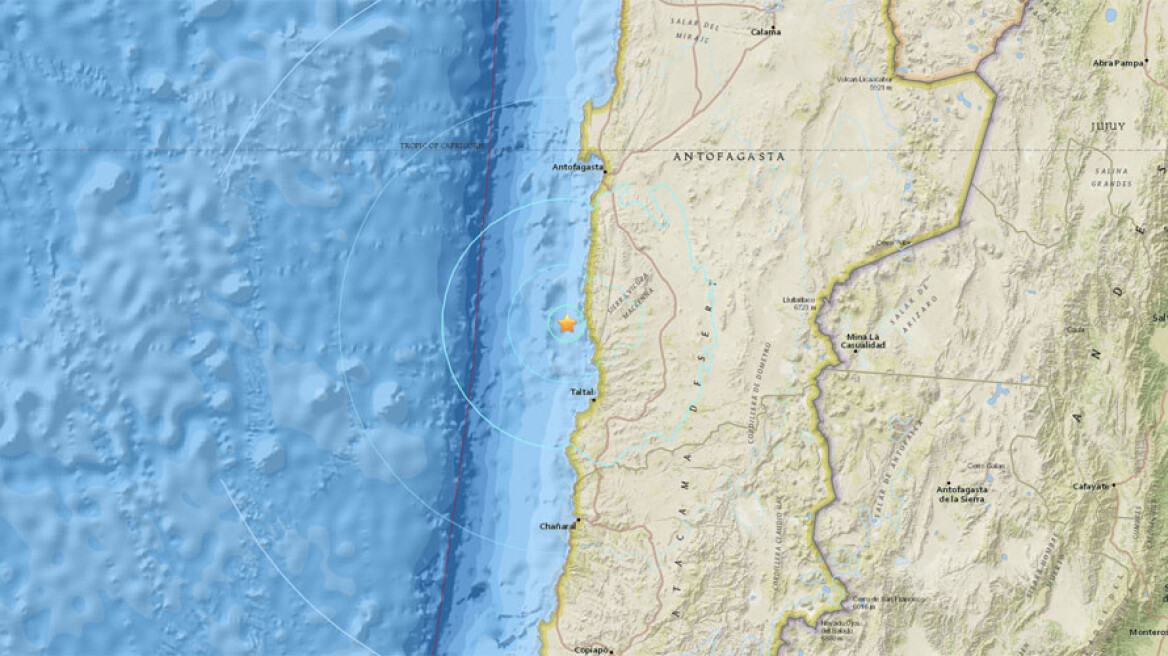 Σεισμός 6 Ρίχτερ στη Χιλή